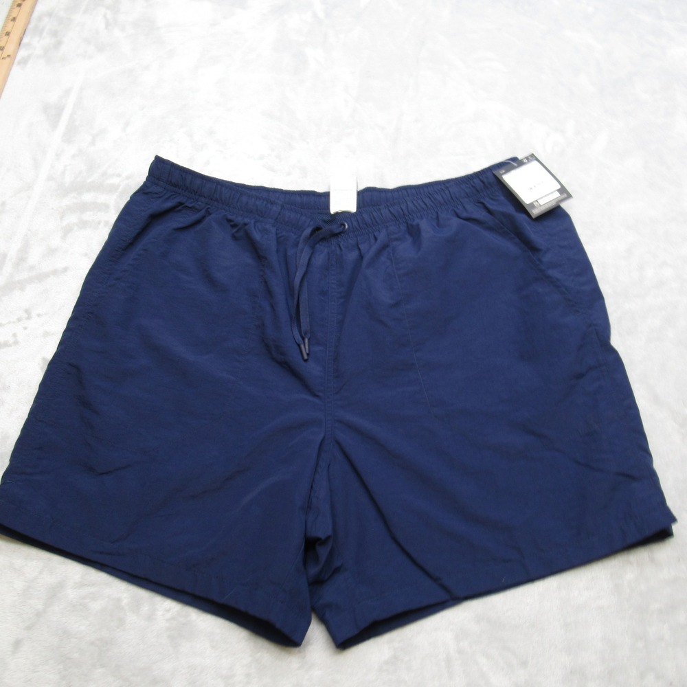 DSG Rec Shorts Mens‎ Large Blue Mesh Lined Pockets Quick Dry Swim 6" Inseam NEW